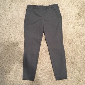 The Limited gray skinny dress pants, exact stretch